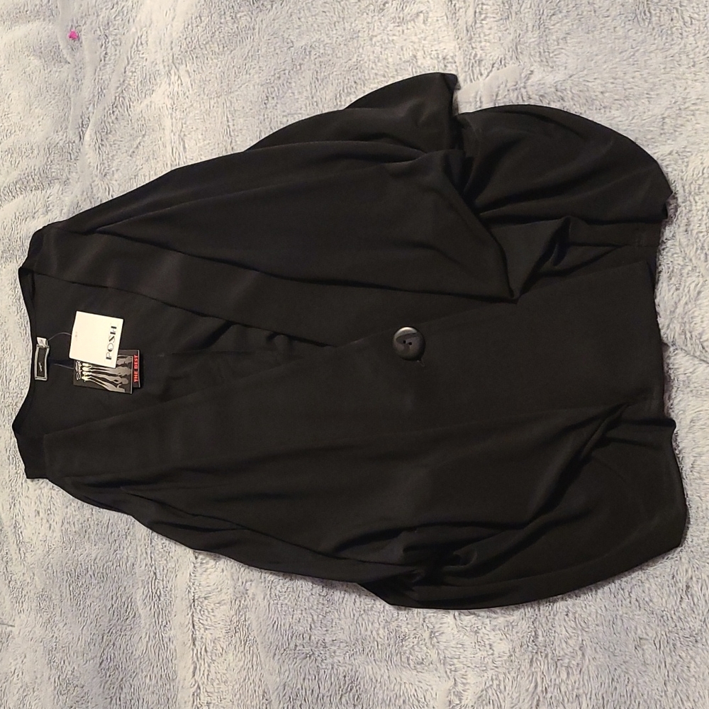 Black Sympli "The Best" Slouch Vest